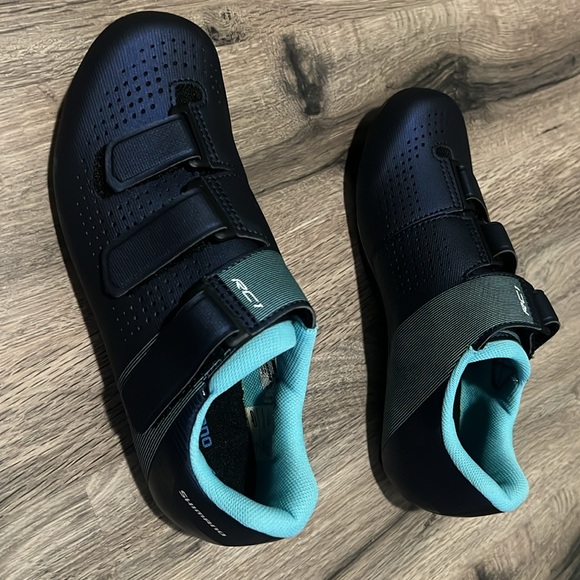Shimano SH-RC100 Women's Navy Road Cycling Shoes size 40/8 - Picture 3 of 5